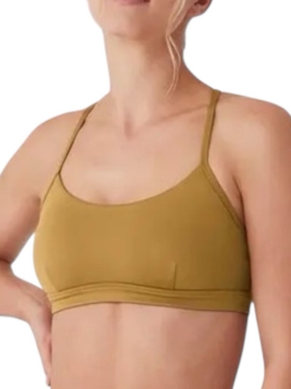ALO Splendor Bra - Golden